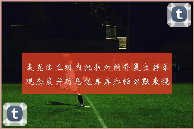 麦克法兰对内托和加纳乔复出持乐观态度并对恩佐库库和帕尔默表现表示满意